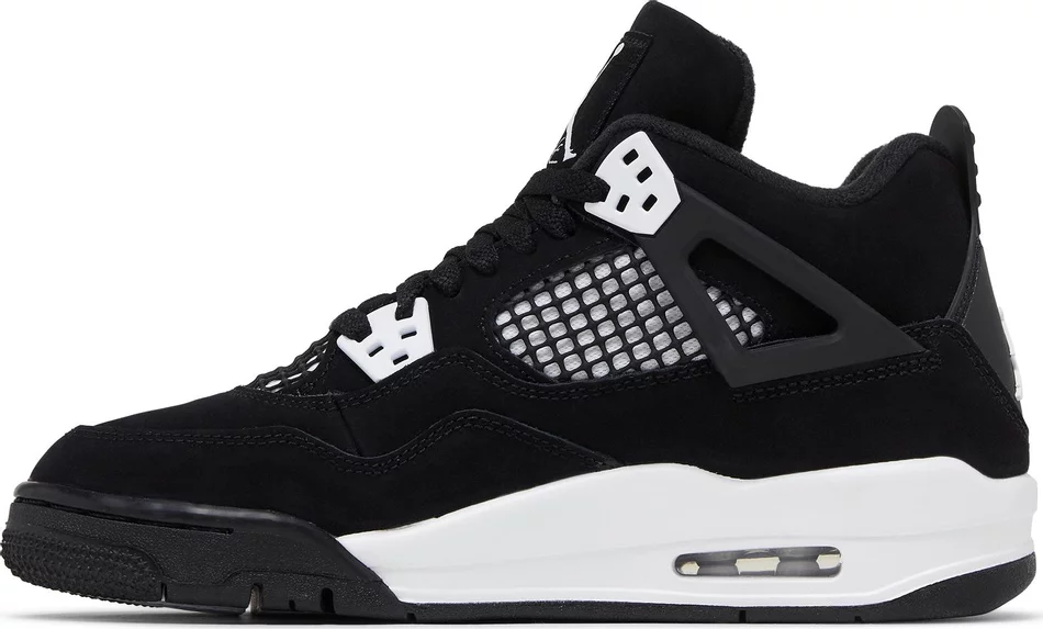 Кецове и обувки Jordan Jordan 4 Retro "White Thunder" GS 37.5 Черно | FQ8213-001, 1