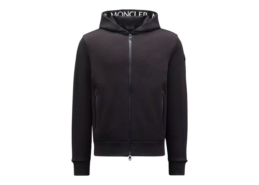 Суитчър Moncler Logo Hoodie Черно | H20918G00035V8183999