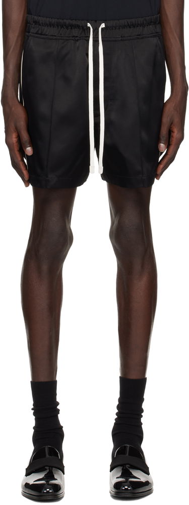 Къси панталони Tom Ford Tom Ford Shiny Satin Shorts Черно | SSC002-FMV031S25, 0