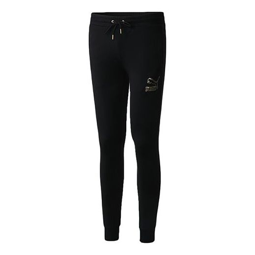 Спортни панталони Puma Essentials Metallic Pants Черно | 597460-51