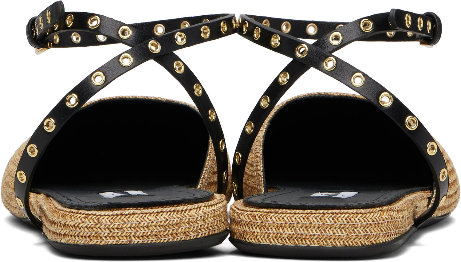 Аксесоари Alaïa ALAÏA Paper Straw Ballerina Flats Бежово | AA3S127TK036, 1
