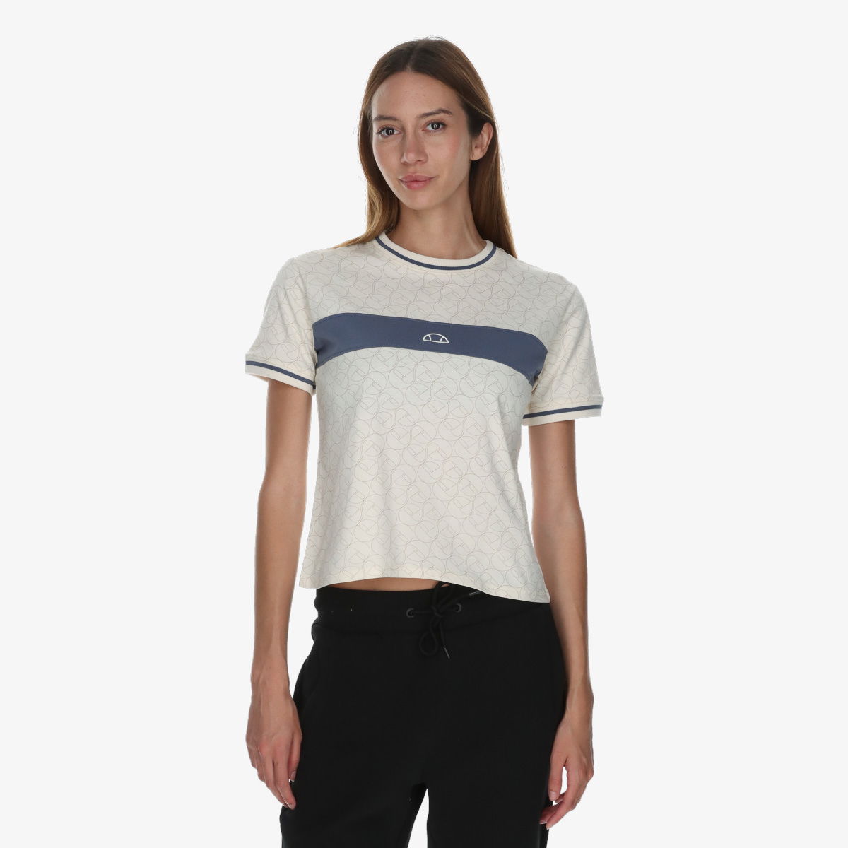 Тениска Ellesse Ellesse Women's Crew Neck Short Sleeve T-Shirt Бежово | ELA253F835-92, 0
