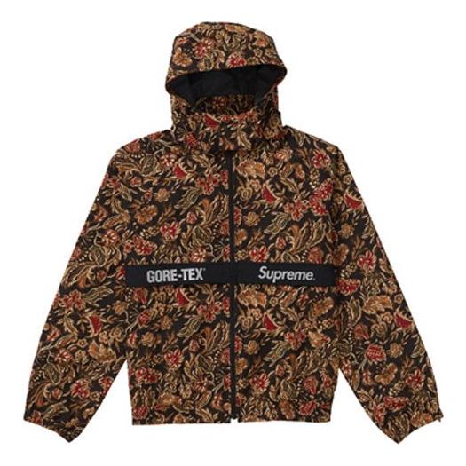 Ветровка Supreme GORE-TEX Court Jacket with Flower Print Многоцветен | SUP-FW18-562