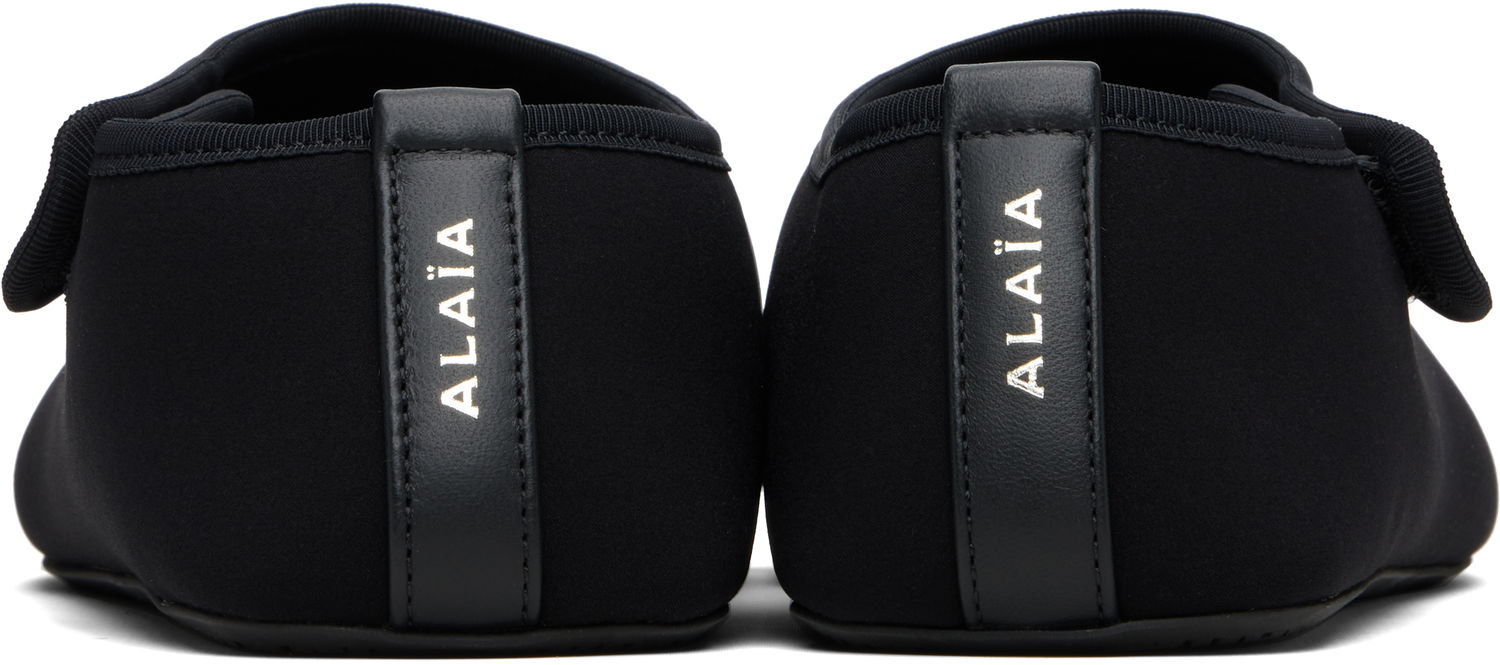 Кецове и обувки Alaïa ALAÏA Neoprene Ballerina Flats Черно | AA3A065A016, 1