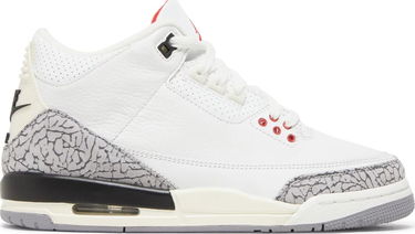 Кецове и обувки Jordan Air Jordan 3 Retro "White Cement Reimagined" GS Бяло | DM0967-100, 3