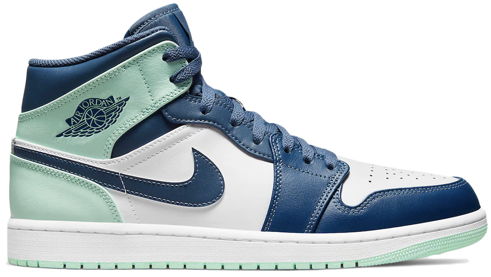 Кецове и обувки Jordan Air Jordan 1 Mid "Blue Mint" Синьо | 554724-413, 0