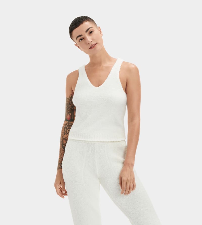 Потник UGG Dulcie Cozy Tank Top Бяло | 1121701-CRM, 0