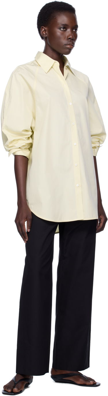 Риза TOTEME TOTEME Raw Raglan Shirt Жълто | 253-WRT0515-FB0226, 4
