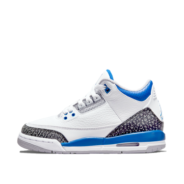 Кецове и обувки Jordan Air Jordan 3 Retro ''Racer Blue'' GS Бяло | 398614-145, 4