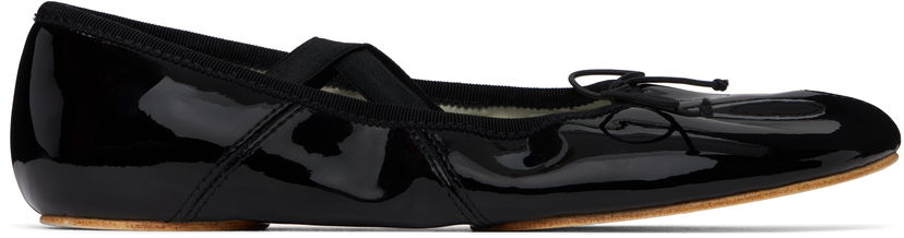 Облекло Tory Burch Tory Burch Mary Jane Bow Ballerina Flats Черно | 170780-006