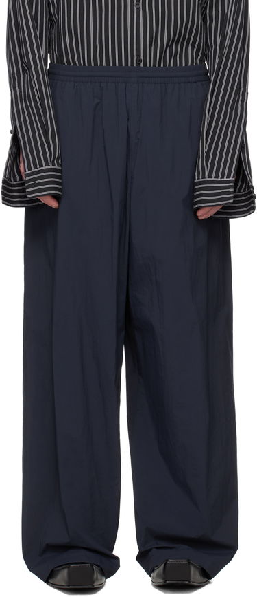 Панталони Balenciaga Balenciaga Nylon Track Pants Тъмно синьо | 814576TRO32, 0