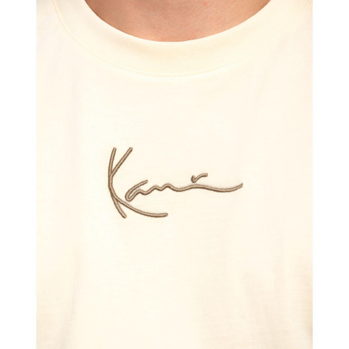 Тениска Karl Kani Karl Kani Signature Print T-Shirt - Size S Бежово | PD00007531, 1