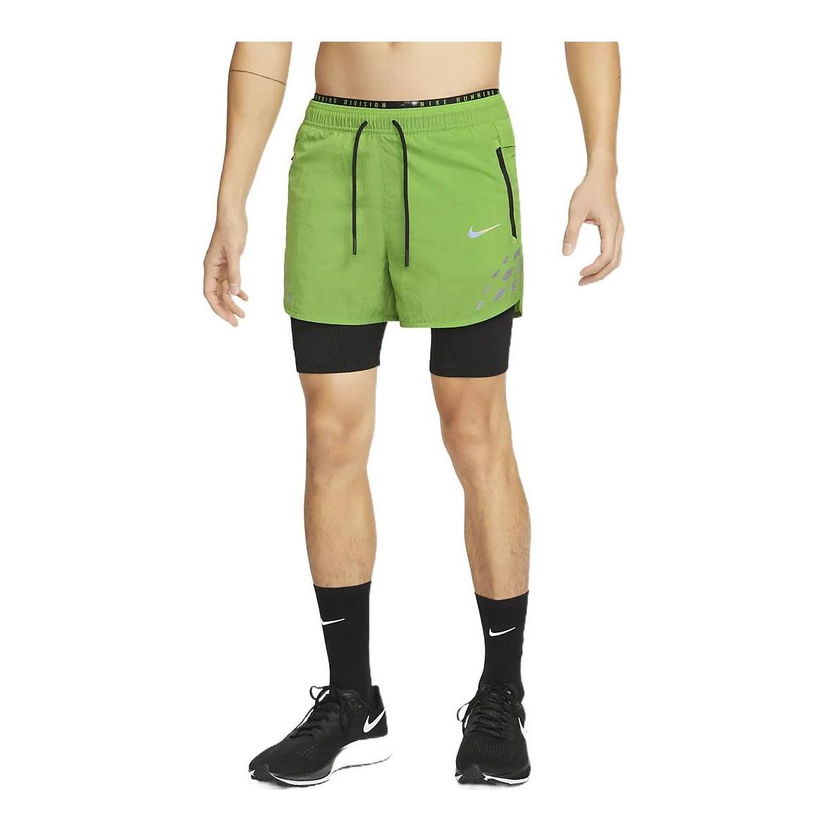 Къси панталони Nike Run Division Pinnacle 2-in-1 Shorts Зелено | DM4764-377