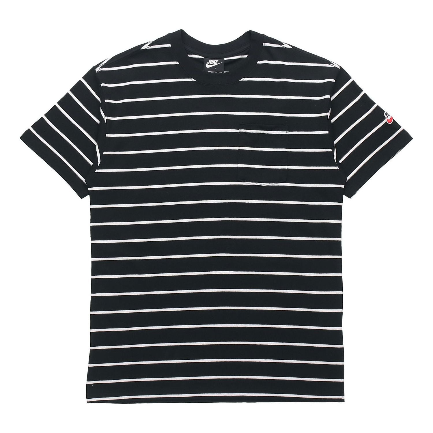 Тениска Nike Sportswear Stripe Pocket Tee Черно | DM8880-010, 0