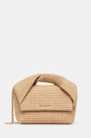 Дамска чанта JW Anderson Midi Twister Bag Бежово | HB0539.FA0370.106, 0