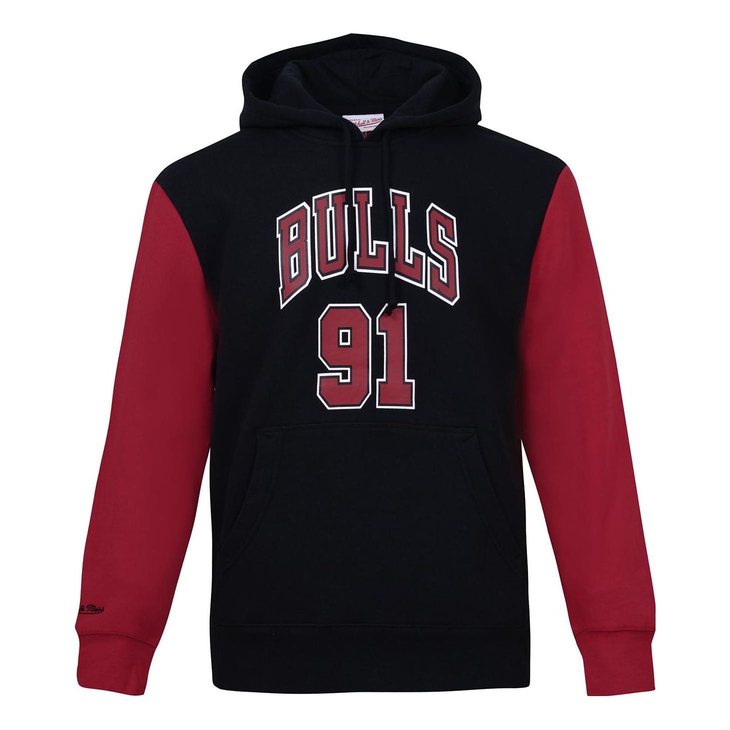 Суитчър Mitchell & Ness NBA Chicago Bulls Dennis Rodman 1996 Hoodie Черно | FNNP3417-CBU96DRDBKRD, 0