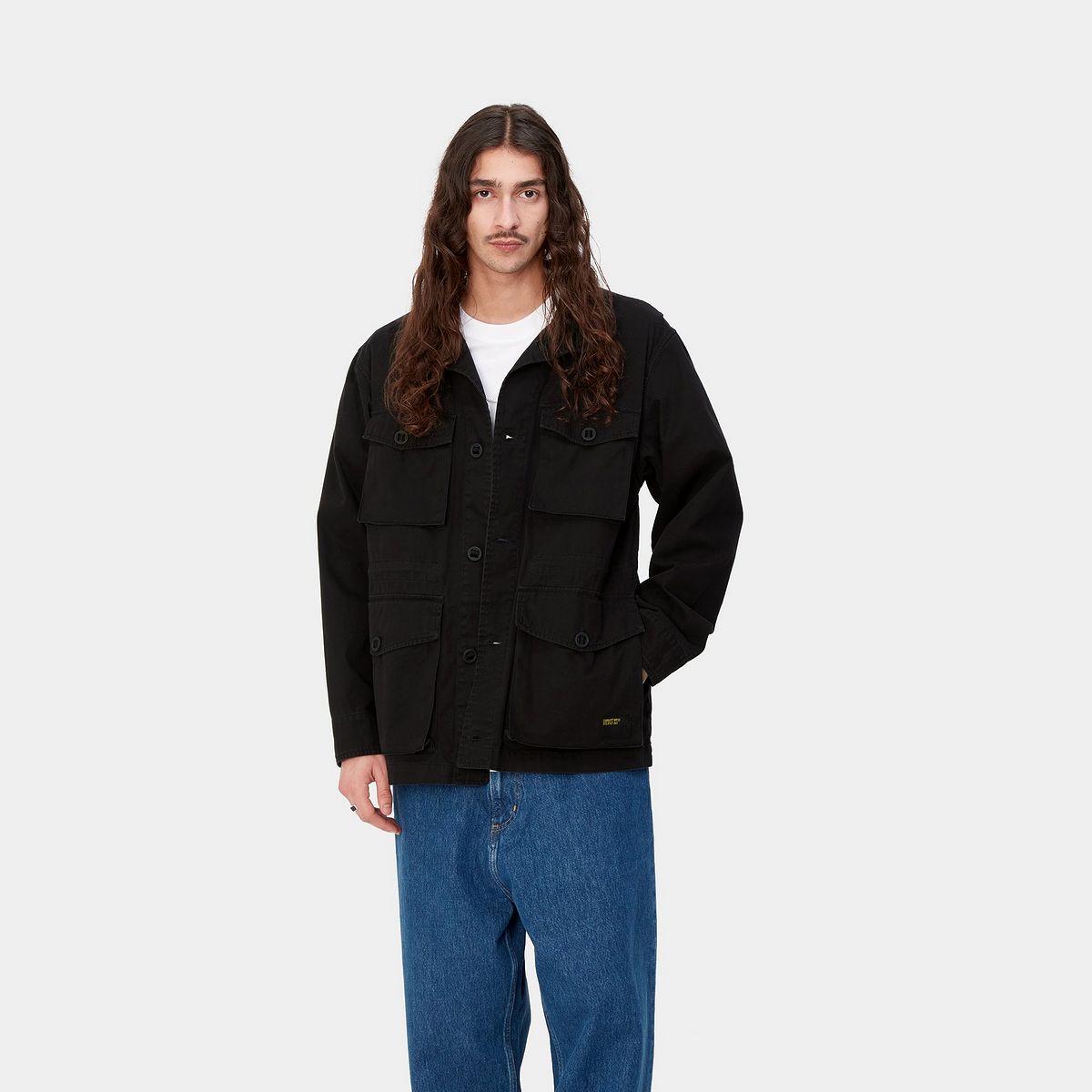 Яке Carhartt WIP Unity Jacket Black heavy enzyme wash Черно | I032981_89_4G, 1