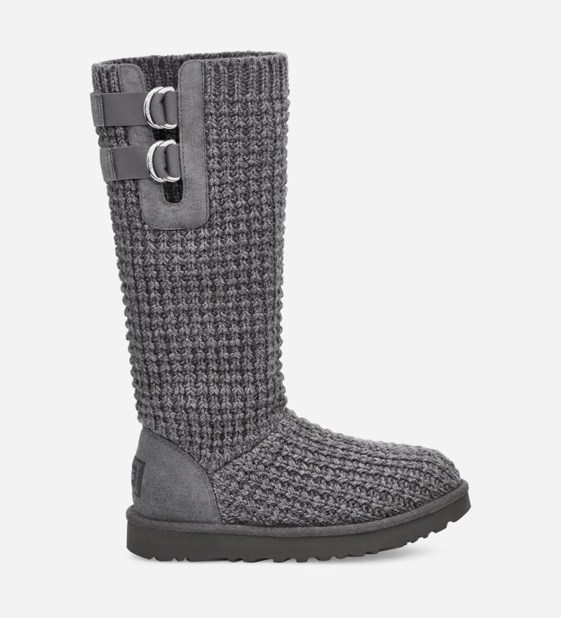 Кецове и обувки UGG Classic Solene Tall Boot Сиво | 1112478-CHRC, 0