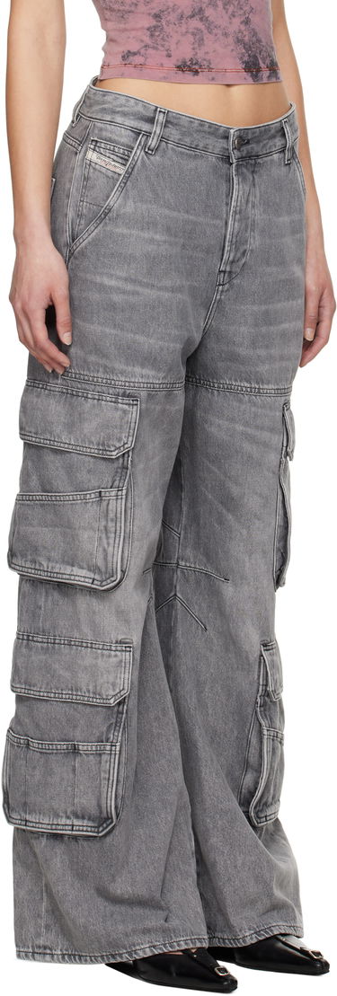 Карго панталони Diesel 1996 D-Sire Cargo Jeans Сиво | A13316 0DCBE, 1