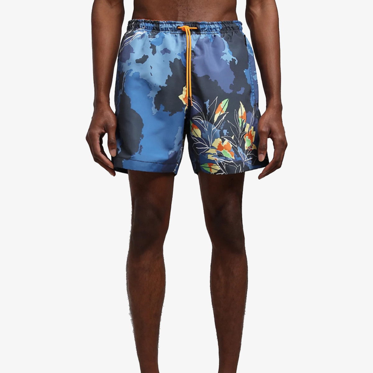 Бански Napapijri Men's Blue Printed Swim Trunks Синьо | NP0A4G5BF9D1, 0