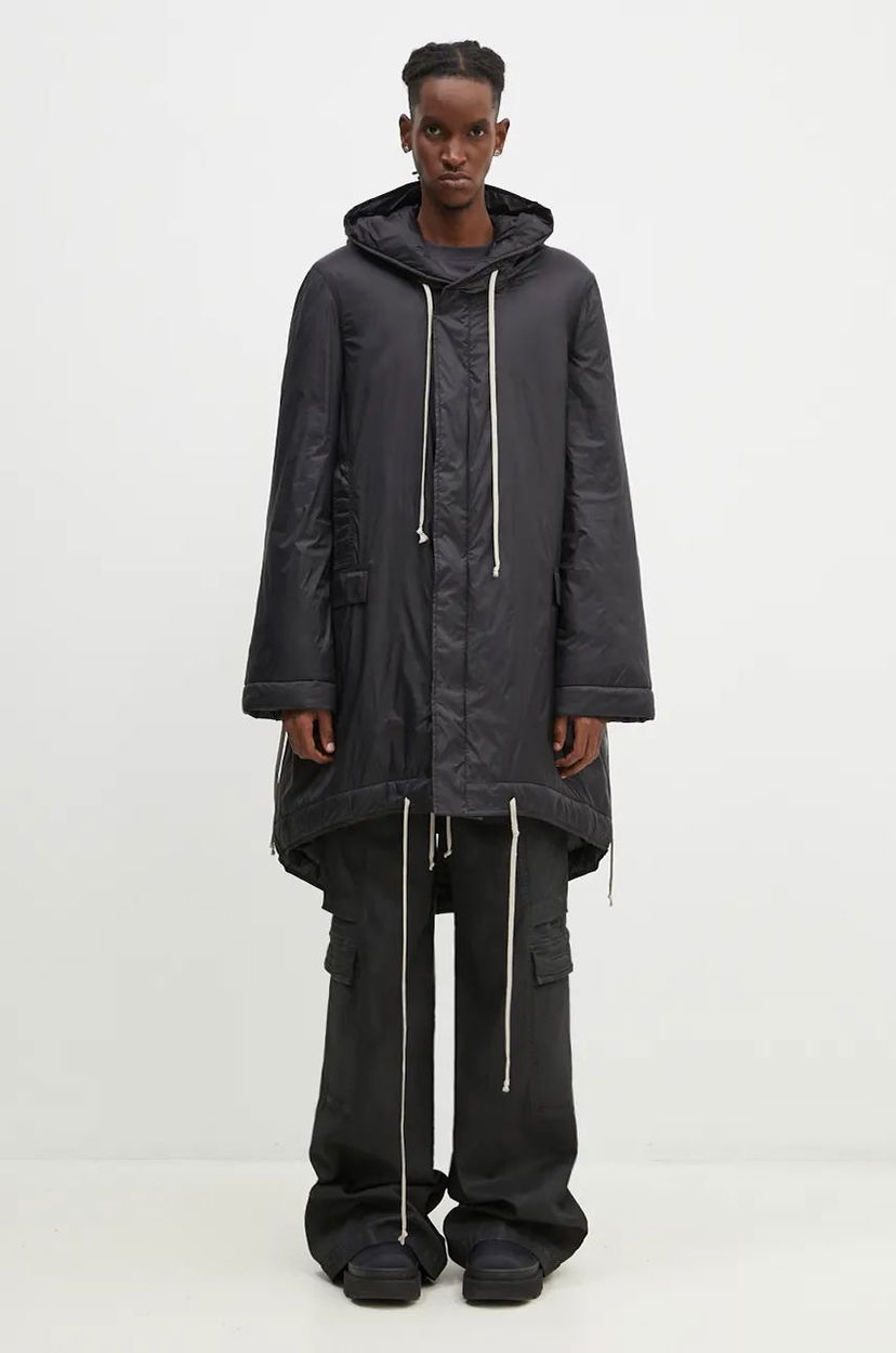 Парка Rick Owens Fishtail Parka Черно | DU02D2950.NP