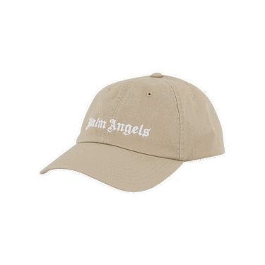 Шапка с козирка Palm Angels Classic Logo Cap Бежово | PMLB003C99FAB0016101, 0