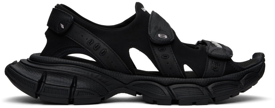Кецове и обувки Balenciaga Black 3XL Sandals Черно | 786959W3XLT1000, 0