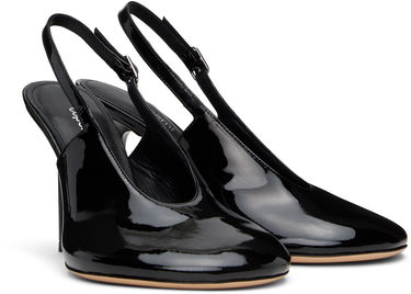 Кецове и обувки Coperni UFO Slingback Patent Leather Heels Черно | COPSH66F6026, 3