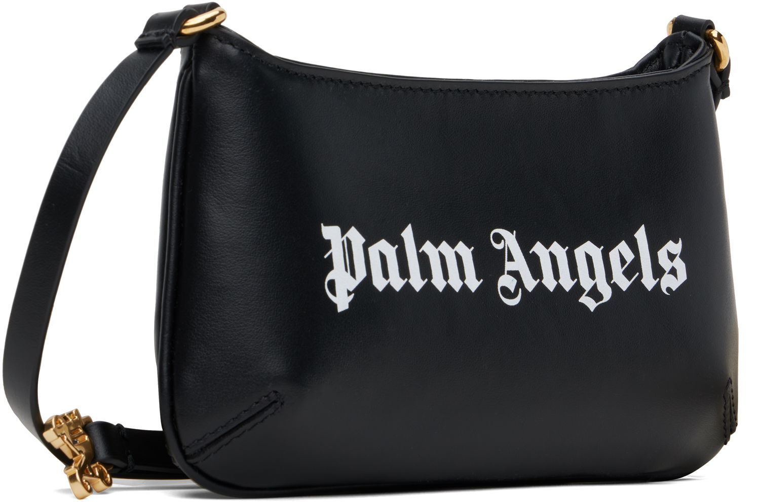 Дамска чанта Palm Angels Giorgina Mini Leather Shoulder Bag Черно | PWNX006C99LEA0011001, 1