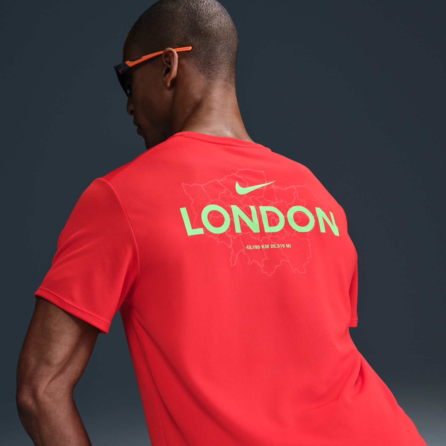 Тениска Nike Nike Miler Running T-Shirt Червено | IF5753-696, 1