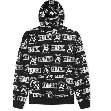 Суитчър Awake NY Champion$ Hoodie Черно | AWK-FW23-HD003-BLK, 0