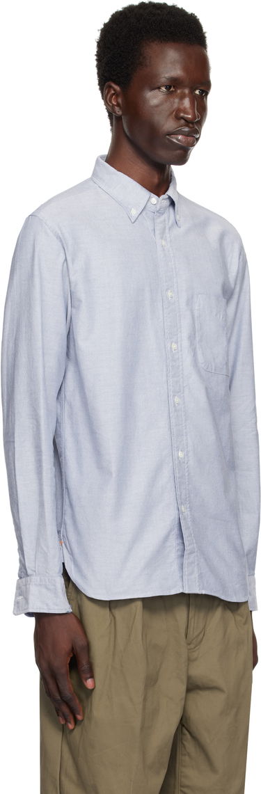 Риза BEAMS BEAMS PLUS BD Oxford Shirt Синьо | 38110011139, 1