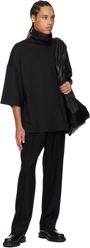 Пуловер Fear of God Fear of God High Neck Short Sleeve Sweatshirt Черно | FGE250-519VIS, 3
