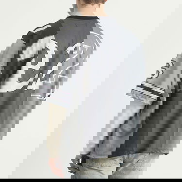 Фланелка AMIRI Spliced Oversized V-Neck Mesh Jersey with Champion XXVI Graphic Многоцветен | AMTOJR1011-001, 3