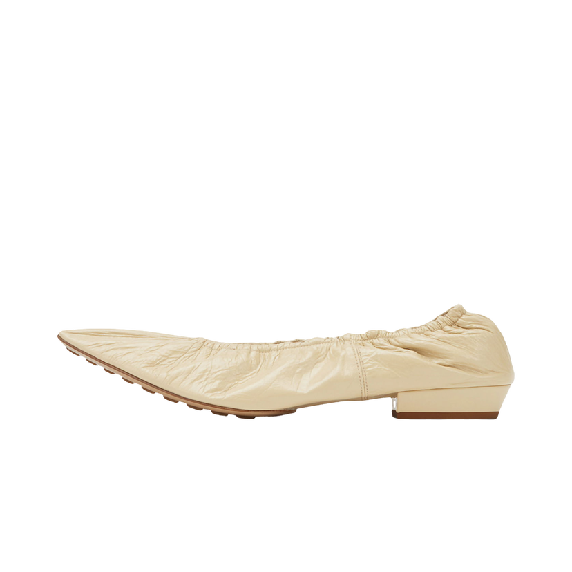 Кецове и обувки Bottega Veneta Leather Ballet Flats Бежово | 652273VBP102624