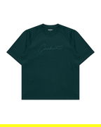 Ray Short-Sleeve Crew-Neck Embroidered Script Logo T-Shirt