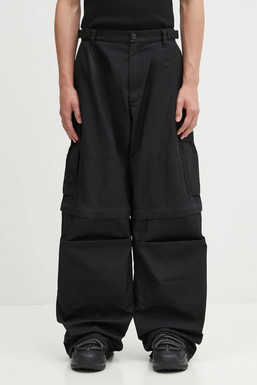 Карго панталони 032C 032C 'Double-Edged Sword' Wide-Leg Cargo Pants Черно | F25.URW.1001.000