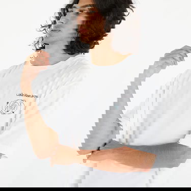 Тениска CALVIN KLEIN Jeans Future Fade Slogan Short Sleeve Tee White Бяло | J30J324012 YAF, 2