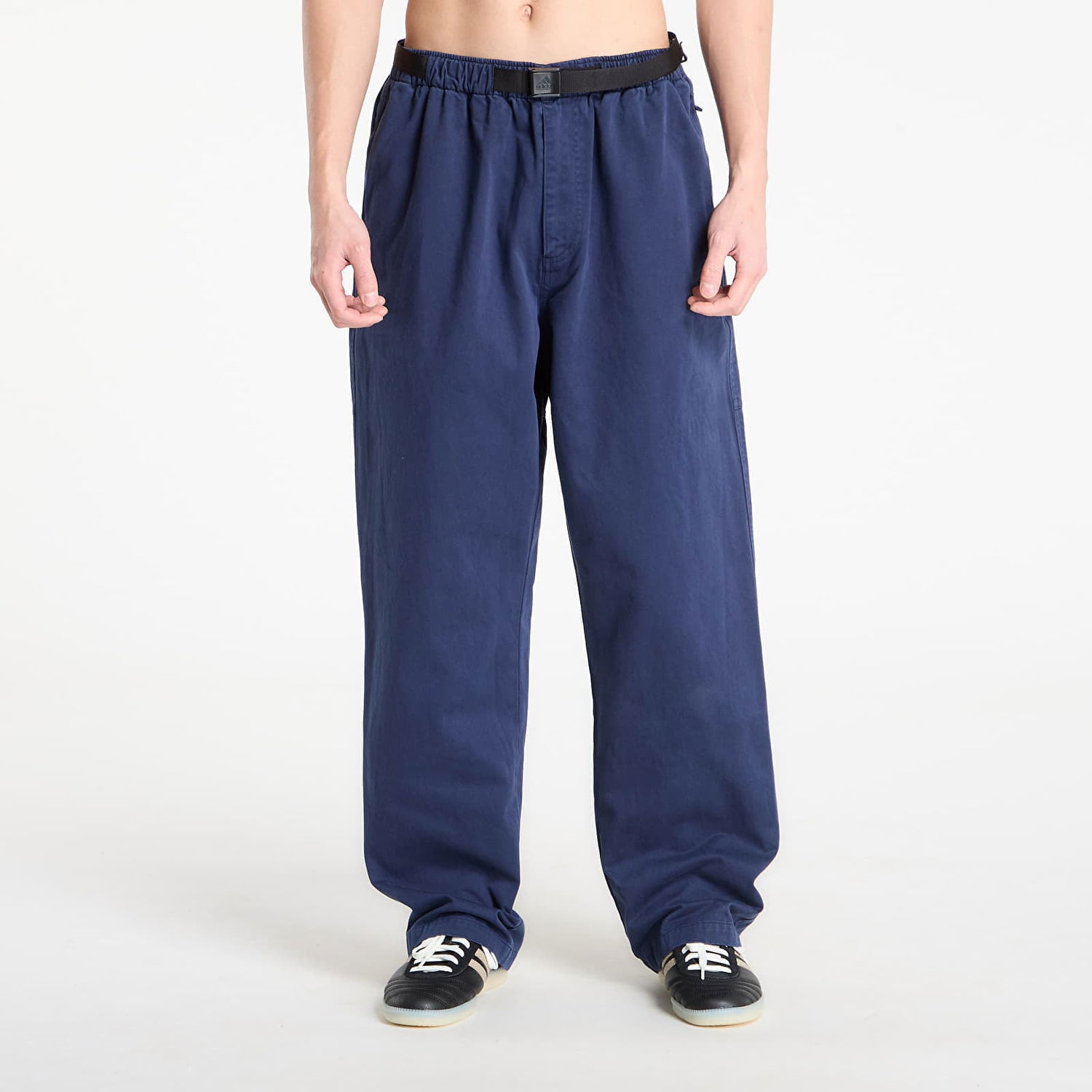 Панталони adidas Originals Equipment Relaxed Fit Belted Pants Тъмно синьо | KD6594, 0