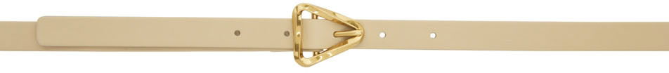Колани Bottega Veneta Grasp Belt Бежово | 680342 VMAU3, 0