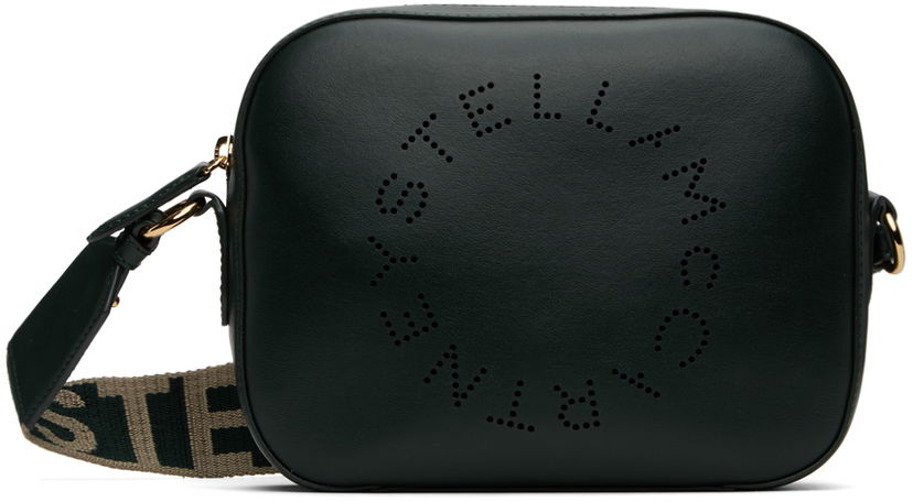 Чанта през рамо Stella McCartney Stella McCartney Logo Crossbody Bag Зелено | 700266W8542