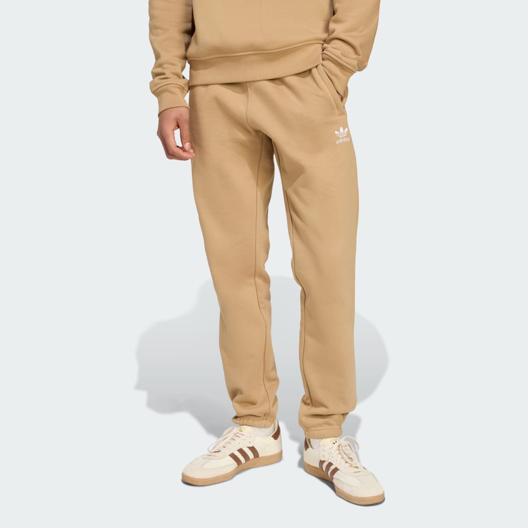 Спортни панталони adidas Performance Trefoil Essentials Pants Бежово | JW3614, 0