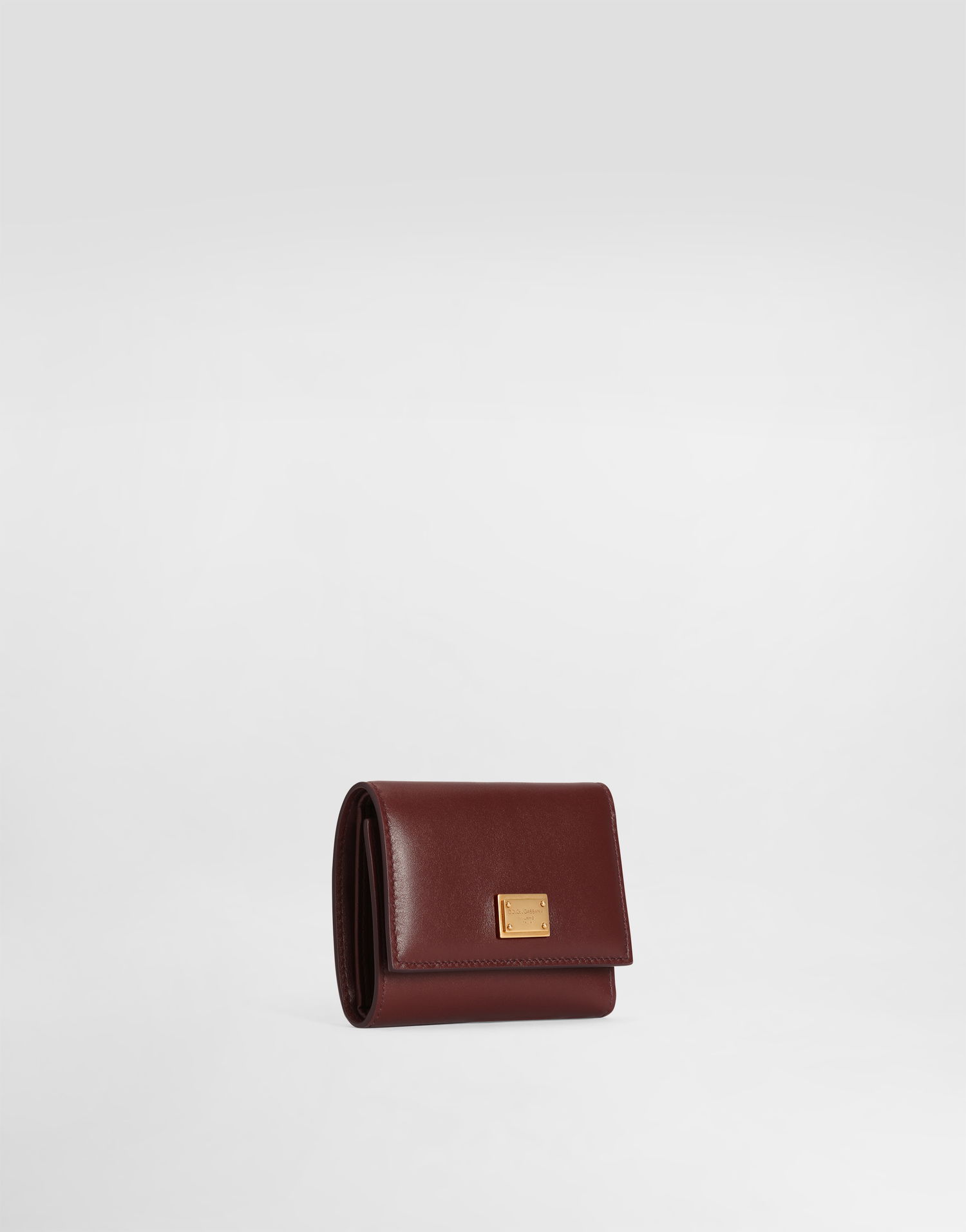 Портфейл Dolce & Gabbana Plongé Calfskin Wallet Бургунди | BI0770A9S2580346, 1