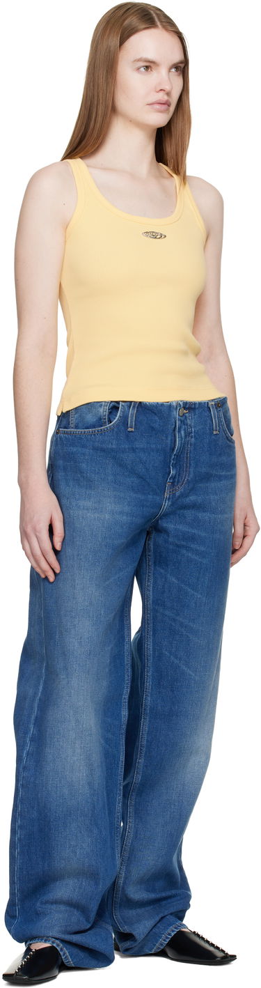 Потник Casablanca Corrosion Ribbed Tank Top Жълто | W-SP26-JTS-039-03, 3