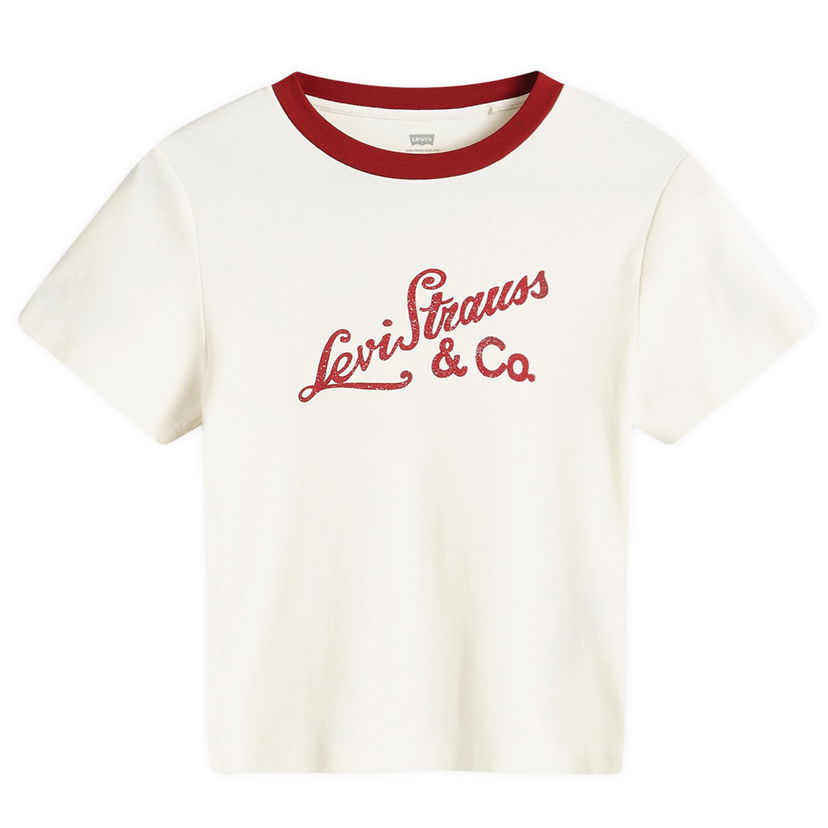 Тениска Levi's Women's Logo Graphic T-Shirt in White, Size X-Small | END. Clothing Бяло | A8798-0023