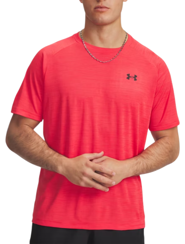 Тениска Under Armour Under Armour UA Tech Textured Short Sleeve T-Shirt Червено | 1382796-714, 0