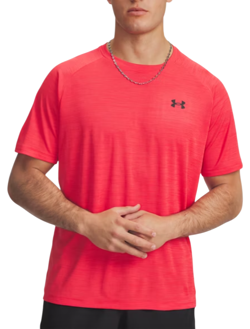 Тениска Under Armour Under Armour UA Tech Textured Short Sleeve T-Shirt Червено | 1382796-714