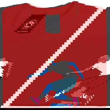 Тениска Thrasher Tre Tee Red Червено | 145159, 2