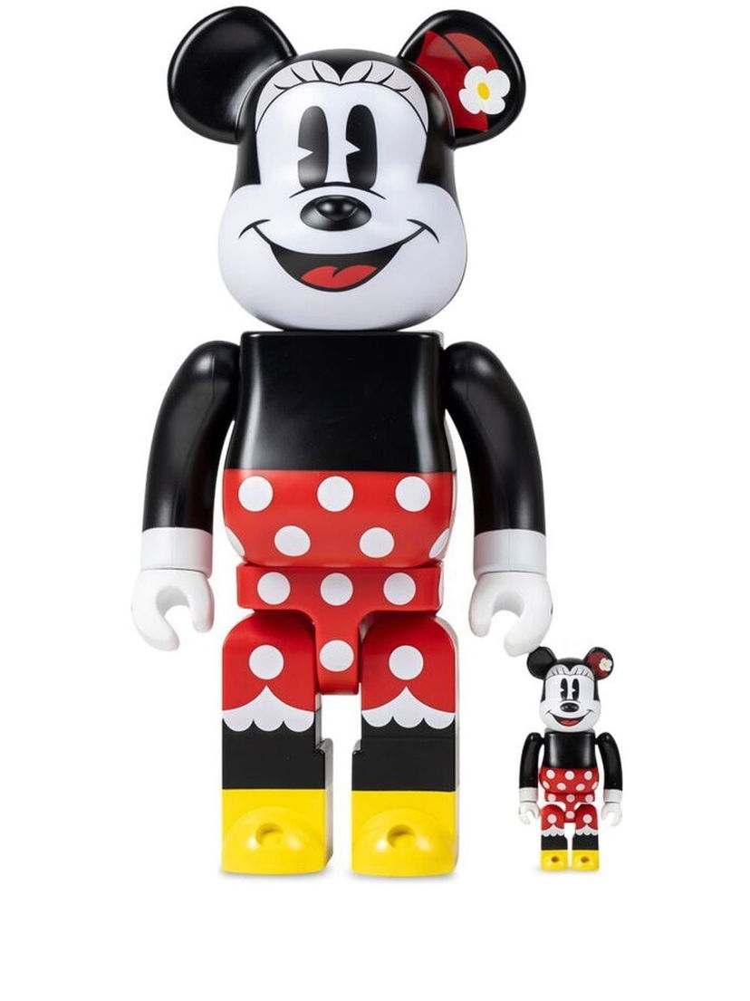 Колекционерско Medicom Toy Disney Minnie Mouse BE@RBRICK figure set - Black Черно | MEDI009419524734