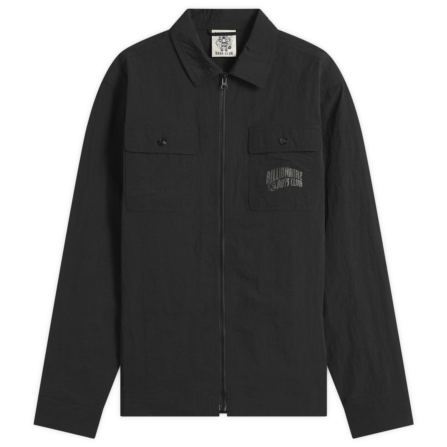 Риза BILLIONAIRE BOYS CLUB Men's Arch Logo Nylon Overshirt, Size Large Черно | B25307-BLK, 1